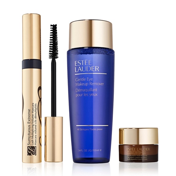 Estée Lauder 3-Piece Eye Set - Makeup Remover, Mascara and Eye Cream! - Picture 1 of 7